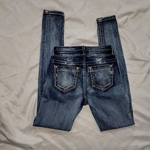 Miss Me Jeans Mid Rise Skinny Jeans Size 27